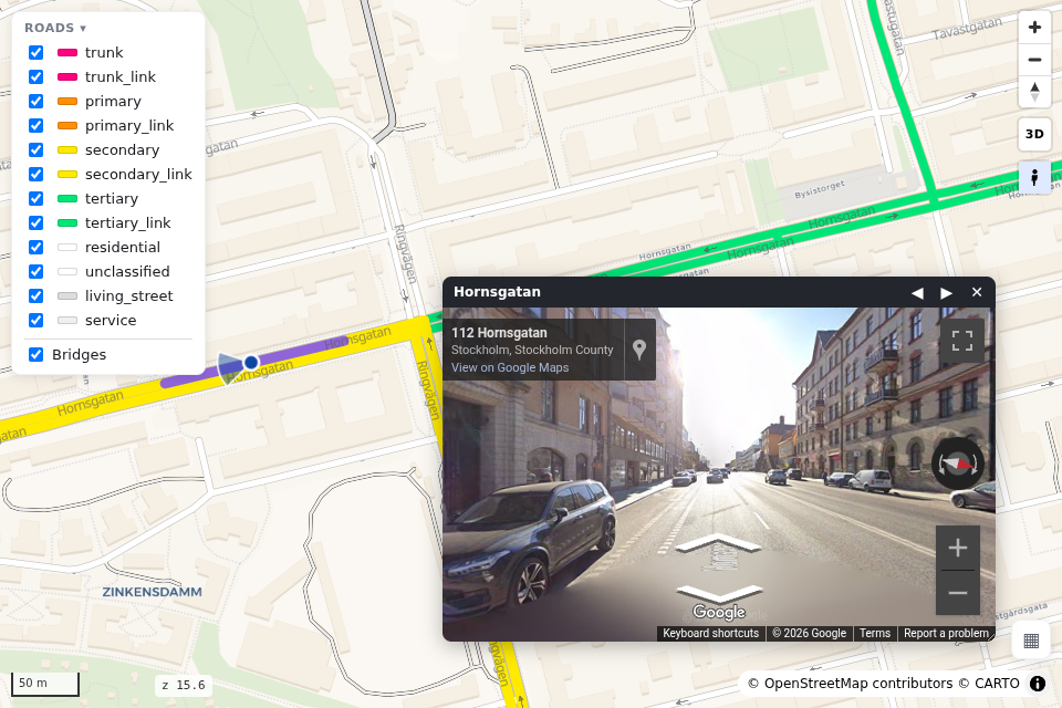 street view window